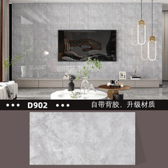 10pcs Wall Stickers Self Adhesive Waterproof Marble Floor Sticker Bathroom living room Wall paper Renovation Decals Ground Decor