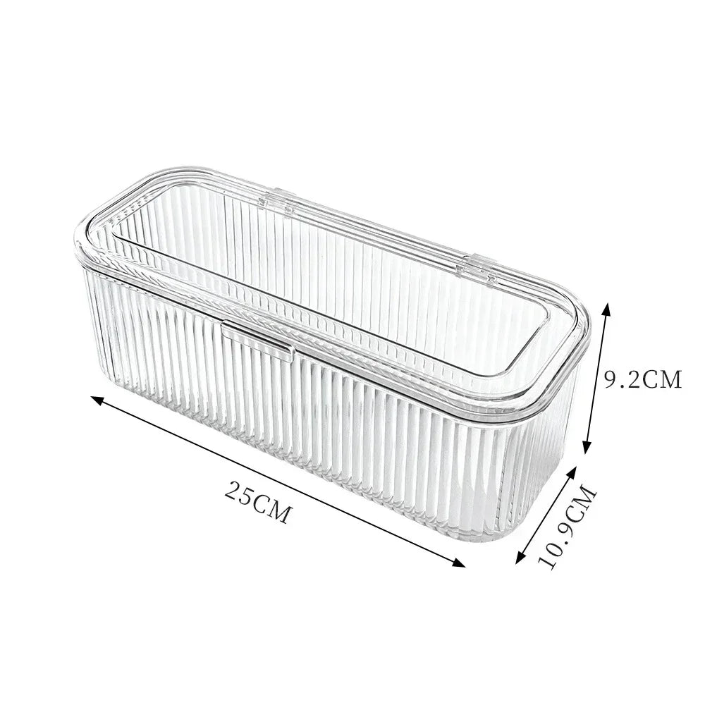 ELMAS Acrylic Nail Art Storage Box Set with Lid Sealed - Al Masam Stationery LLC