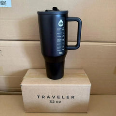 HydroJug Tumbler 32OZ/40OZ Traveler Straw Lid Stainless Steel Vacuum Insulated Car Mug Double Wall Thermal Iced Travel