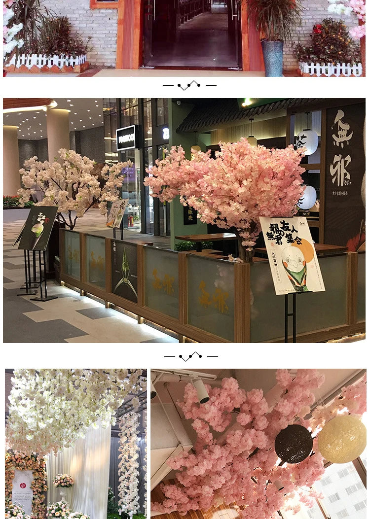 ELMAS Elegant Cherry Blossom Silk Branch Decor - Al Masam Stationery LLC