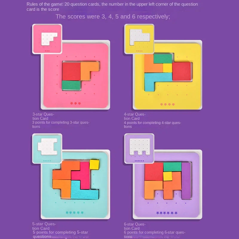 ELMAS Montessori Desktop Puzzle Toys for Kids Gift - Al Masam Stationery LLC