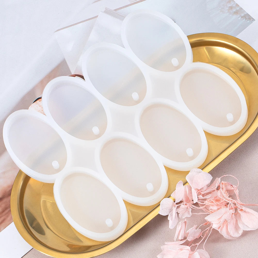 ELMAS Round Silicone Mould for DIY Jewelry Making Accessories - Al Masam Stationery LLC