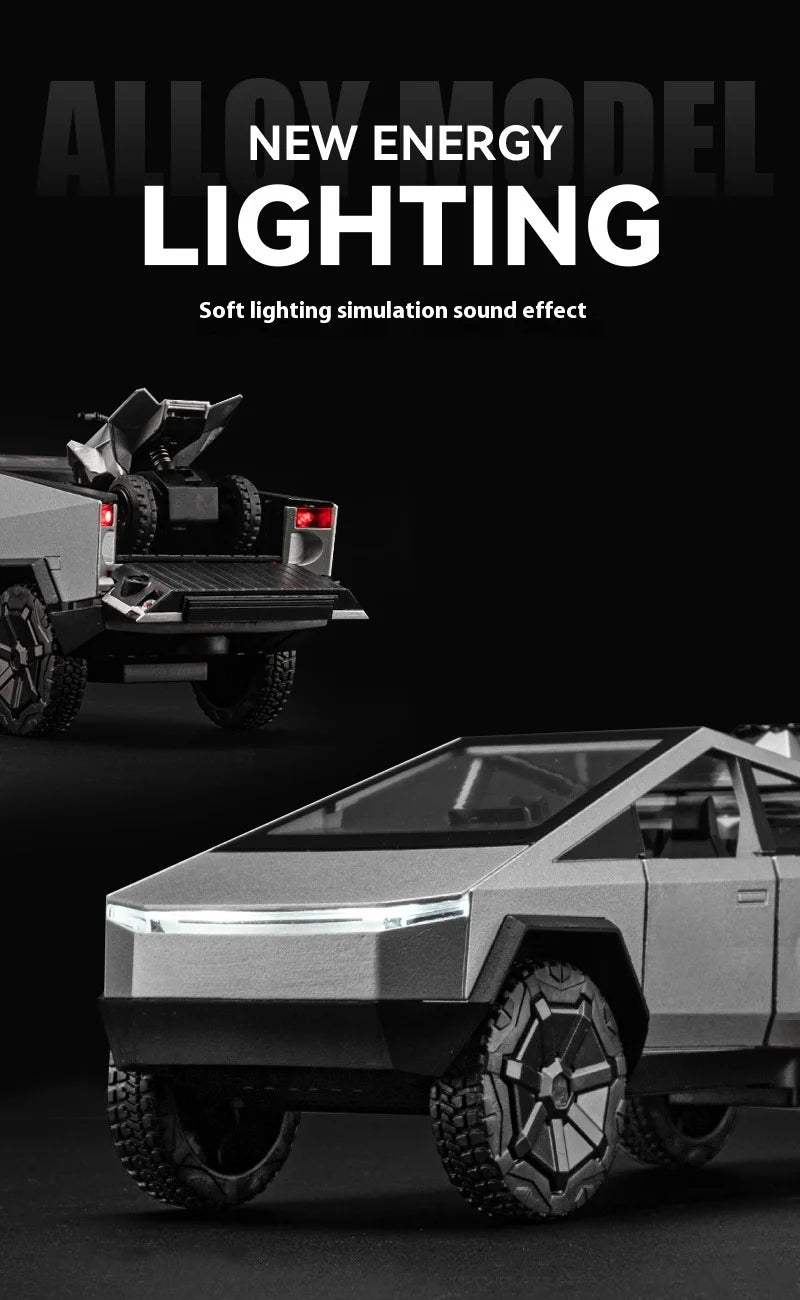 ELMAS 1:32 Cybertruck Diecast Metal Model Toy Gift - Al Masam Stationery LLC