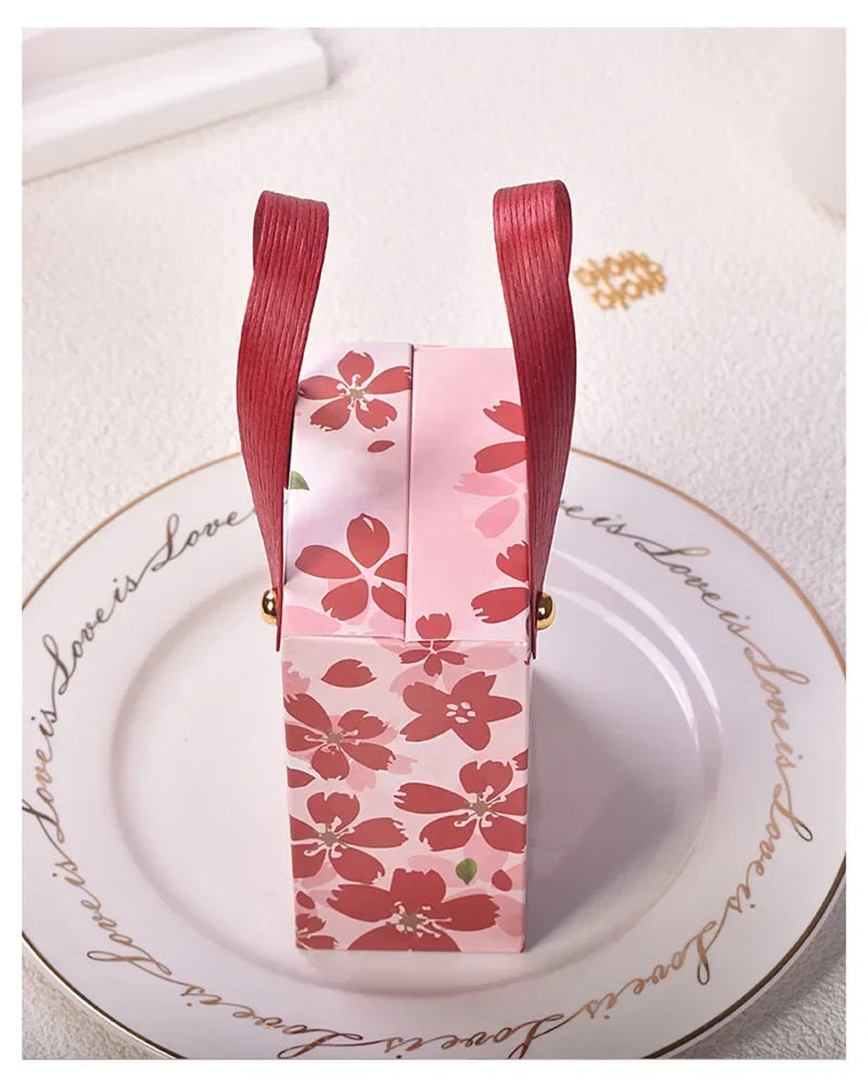 ELMAS Pink Cherry Blossom Candy Gift Boxes 10-100Pcs - Al Masam Stationery LLC