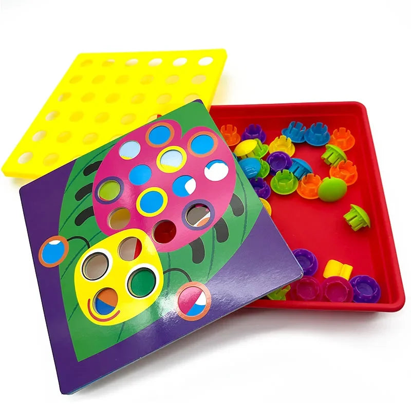 ELMAS New Mushroom Nail DIY Creative Montessori Toy - Al Masam Stationery LLC