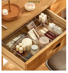 ELMAS Clear Acrylic Makeup Layered Storage Box for Desk - Al Masam Stationery LLC