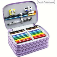 ELMAS Ultimate 72-Hole Multi-Layer Pencil Case