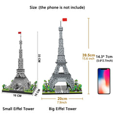 ELMAS Paris Eiffel Tower LED Mini Block Set