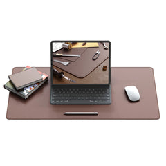 ELMAS Premium Dual-Sided Cork & Leather Mouse Pad