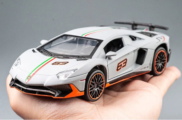 ELMAS 1:32 Lamborghini Aventador SVJ Diecast Model Car - Al Masam Stationery LLC