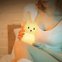 ELMAS Cute Rabbit Touch Sensor LED Night Light for Kids