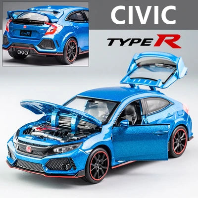 ELMAS 1:32 HONDA CIVIC TYPE-R Diecast Car Model Gift - Al Masam Stationery LLC