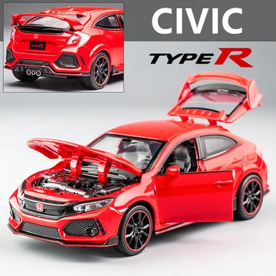 ELMAS 1:32 HONDA CIVIC TYPE-R Diecast Car Model Gift - Al Masam Stationery LLC