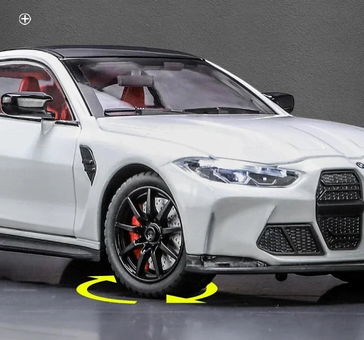 ELMAS BMW M4 Alloy 1:24 Scale Diecast Toy Car Gift - Al Masam Stationery LLC