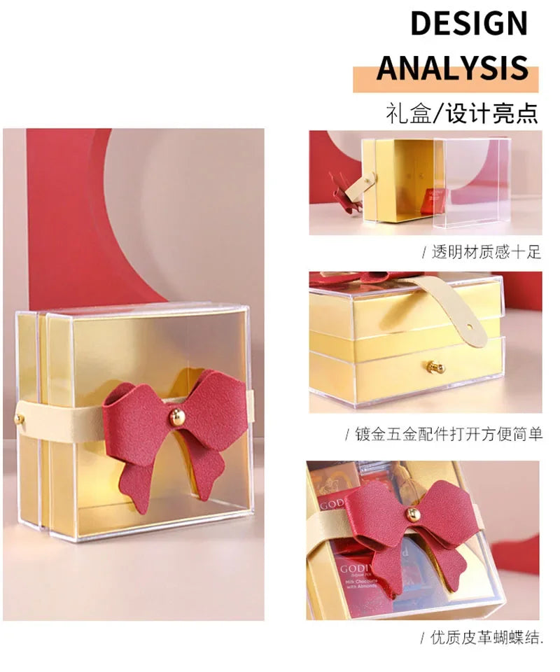 ELMAS Acrylic Tetragonal Candy Gift Boxes for Events - Al Masam Stationery LLC