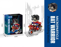 ELMAS Batman Mini Blocks Motorcycle 3D Puzzle Set