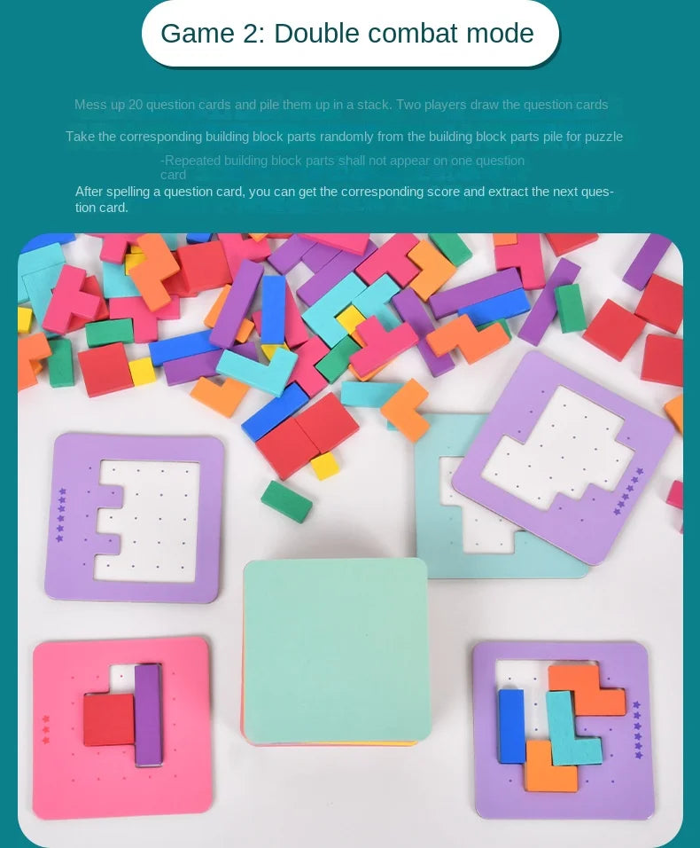 ELMAS Montessori Puzzle Battle Game for Kids Gift - Al Masam Stationery LLC