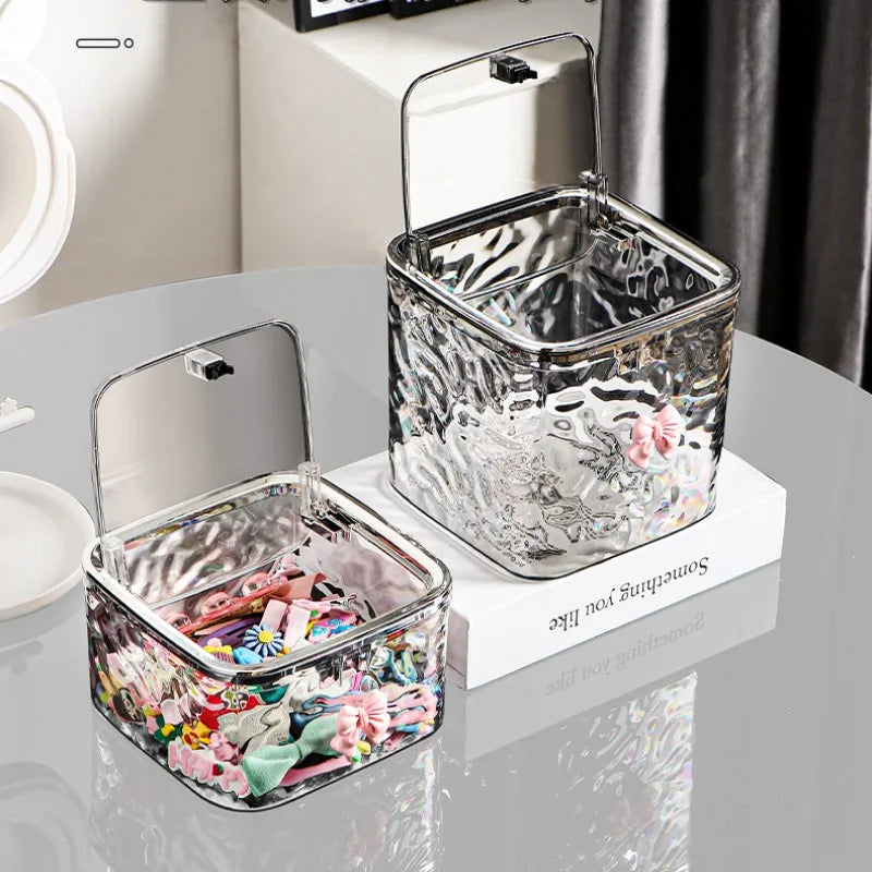 ELMAS Clear Hair Accessories Organizer Acrylic Storage Box - Al Masam Stationery LLC