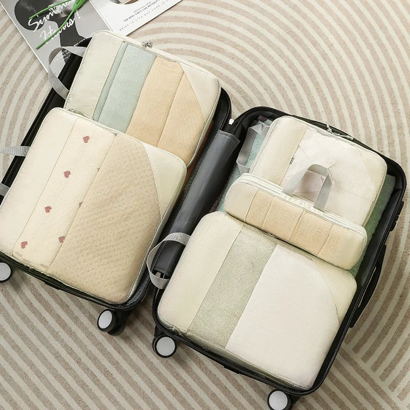 ELMAS Compression Packing Cubes for Travel Organizers - Al Masam Stationery LLC