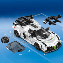 ELMAS Racing Sports Car Building Blocks for Kids