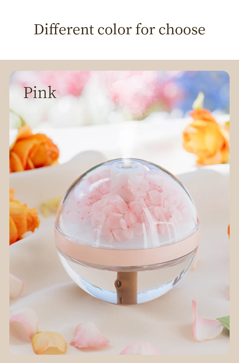 ELMAS 270ML USB Rechargeable Air Humidifier With LED Light - Al Masam Stationery LLC