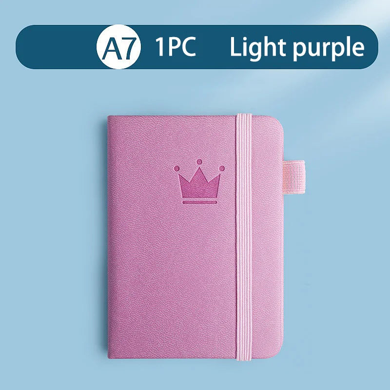 ELMAS Mini Book A7 Portable Leather Waterproof Notebook - Al Masam Stationery LLC