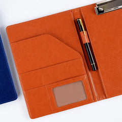 ELMAS A5/A4 Leather Clipboard Folder for Meetings