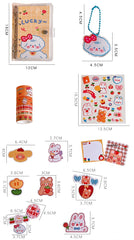 ELMAS Kawaii PVC Loose-leaf Notebook Cover DIY Journal - Al Masam Stationery LLC