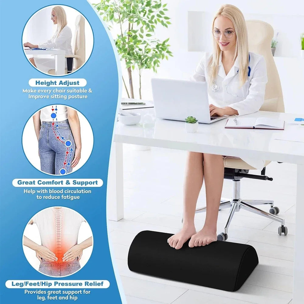 ELMAS Ergonomic Foot Rest for Ultimate Comfort & Support - Al Masam Stationery LLC