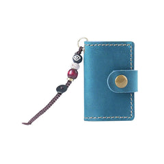 ELMAS Retro Cowhide Mini Notebook Pendant for Gifts