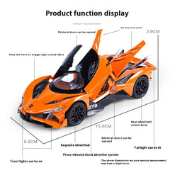 ELMAS 1:32 Scale Apollo EVO Alloy Toy Model with Lights - Al Masam Stationery LLC