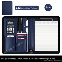 ELMAS Leather A4 Executive Portfolio & Organizer - Al Masam Stationery LLC