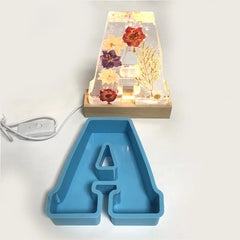 ELMAS Customizable 6-Inch Alphabet Epoxy Resin Mold