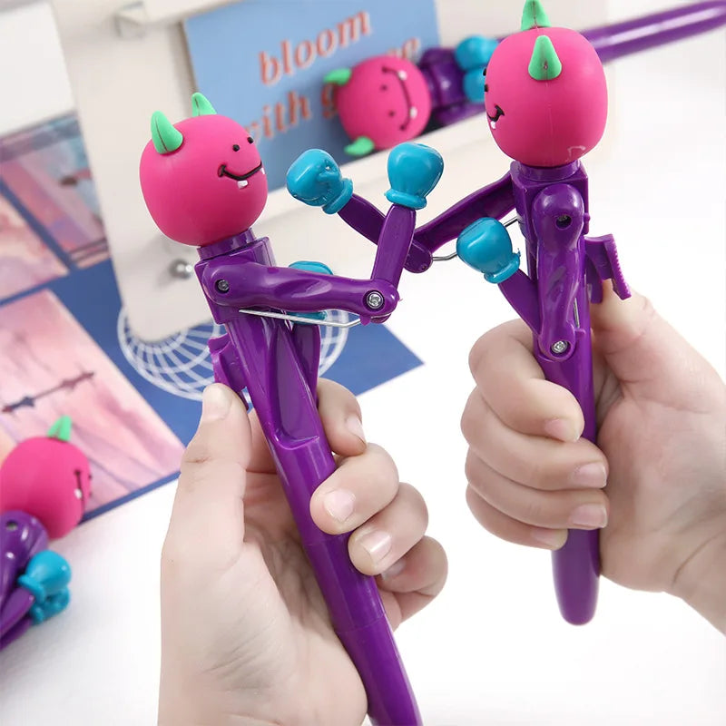 ELMAS Kawaii Unicorn Boxing Ballpoint Pens 12pcs Lot - Al Masam Stationery LLC