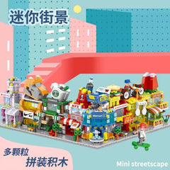 ELMAS Creative Mini City Street Model for Kids' Fun