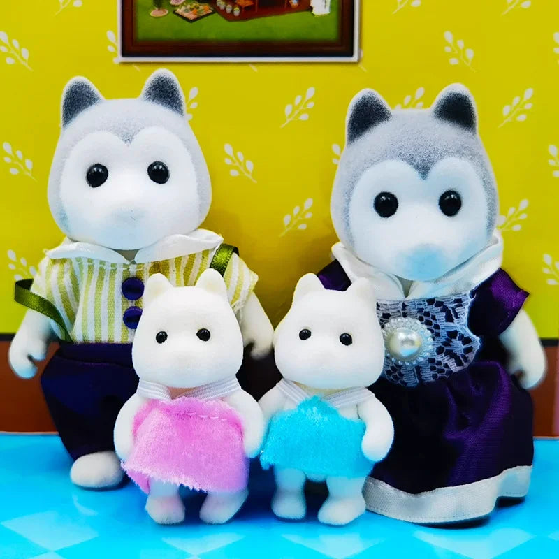 ELMAS Enchanted Forest Animal Family Dollhouse Set - Al Masam Stationery LLC