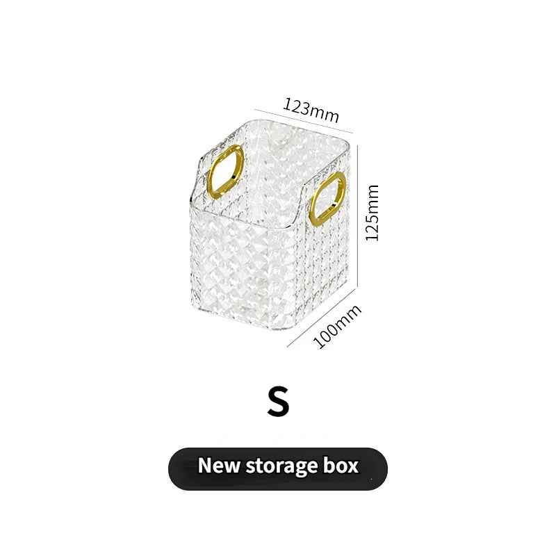 ELMAS Rectangular Desktop Acrylic Makeup Storage Box - Al Masam Stationery LLC