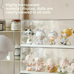 ELMAS Acrylic Storage Box Dustproof Cabinet for Home Goods