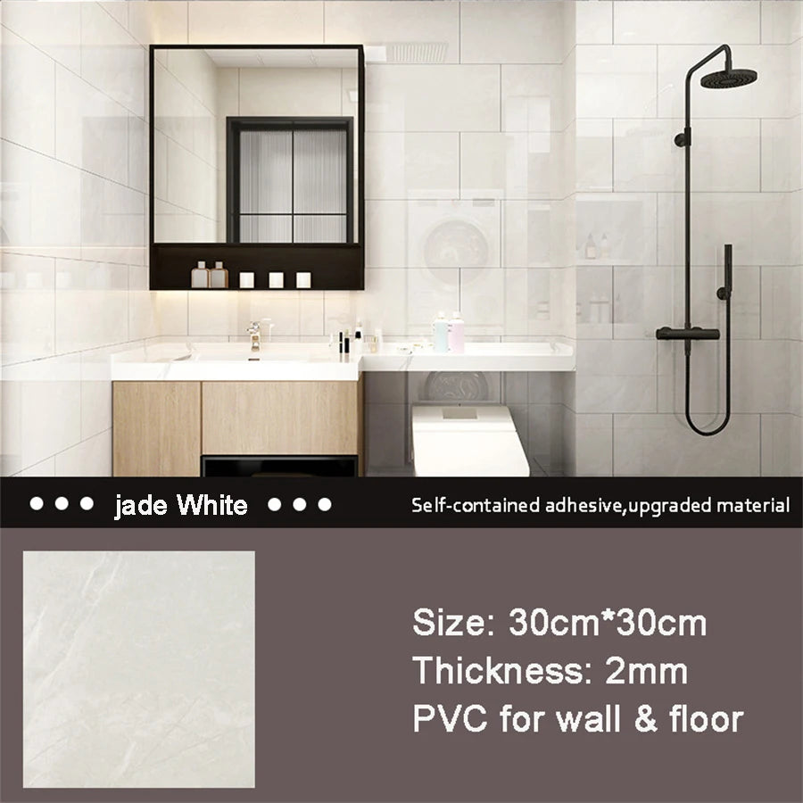 ELMAS 10/20pcs PVC Marble Floor Stickers for Modern Decor - Al Masam Stationery LLC