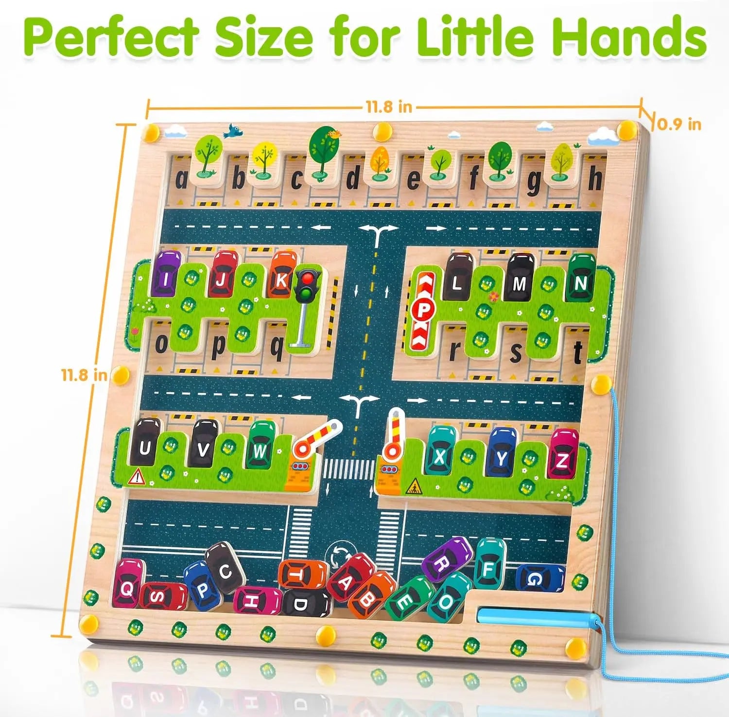 ELMAS Magnetic Alphabet Puzzle for Toddler Learning - Al Masam Stationery LLC