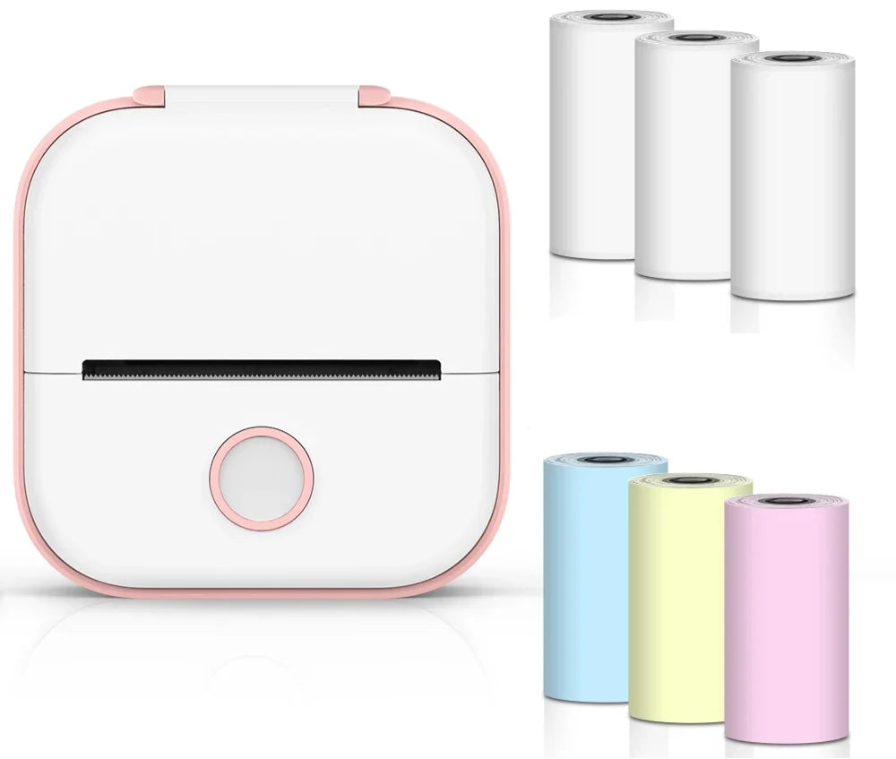 ELMAS Mini Pocket Thermal Printer for DIY Stickers & Journals - Al Masam Stationery LLC