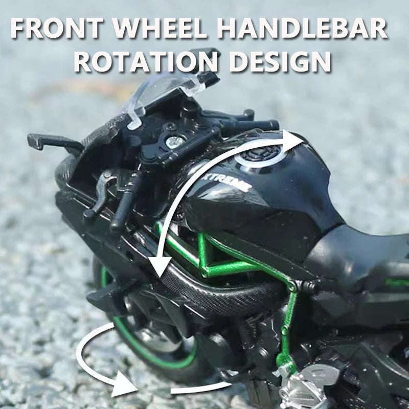 ELMAS 1:18 H2R Diecast Motorcycle Model Collectible - Al Masam Stationery LLC