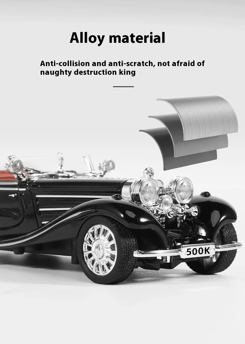 ELMAS 1:32 Mercedes Benz 500K 1936 Diecast Model Car - Al Masam Stationery LLC