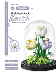 ELMAS Creative Flower Bouquet Building Block Set