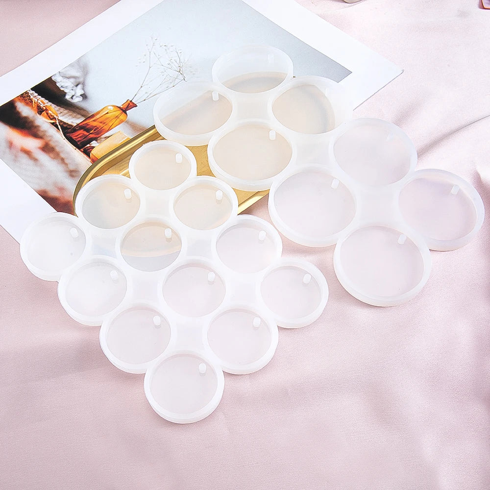 ELMAS Round Silicone Mould for DIY Jewelry Making Accessories - Al Masam Stationery LLC