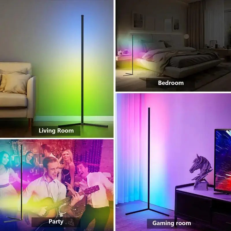 ELMAS Color-Changing Music Sync Floor Lamp 155CM - Al Masam Stationery LLC