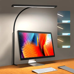 ELMAS Flexible LED Desk Lamp with Stepless Dimming & Eye Care