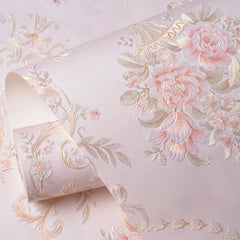 ELMAS Floral Wallpaper Self-Adhesive Warm Girl Room Decor - Al Masam Stationery LLC
