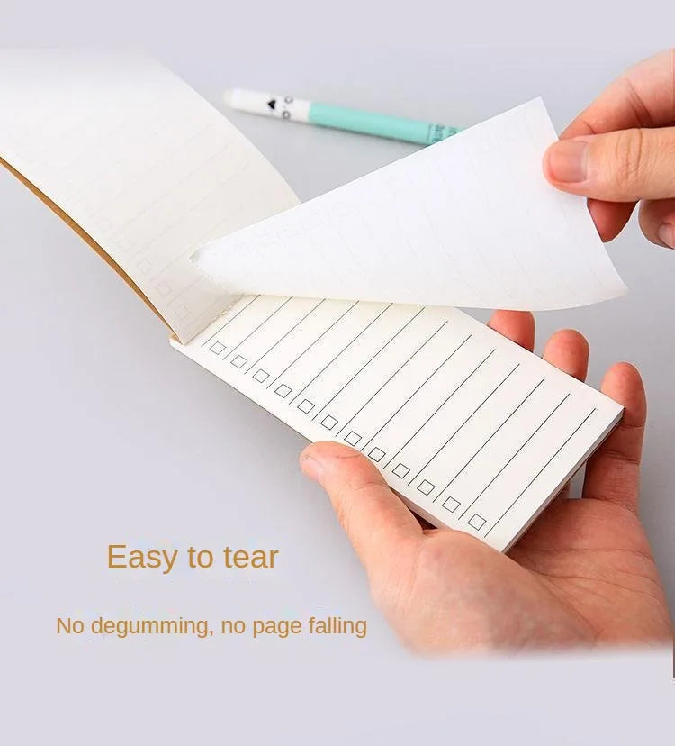 ELMAS Creative Kraft Paper 3PCs Tearable Notepad - Al Masam Stationery LLC