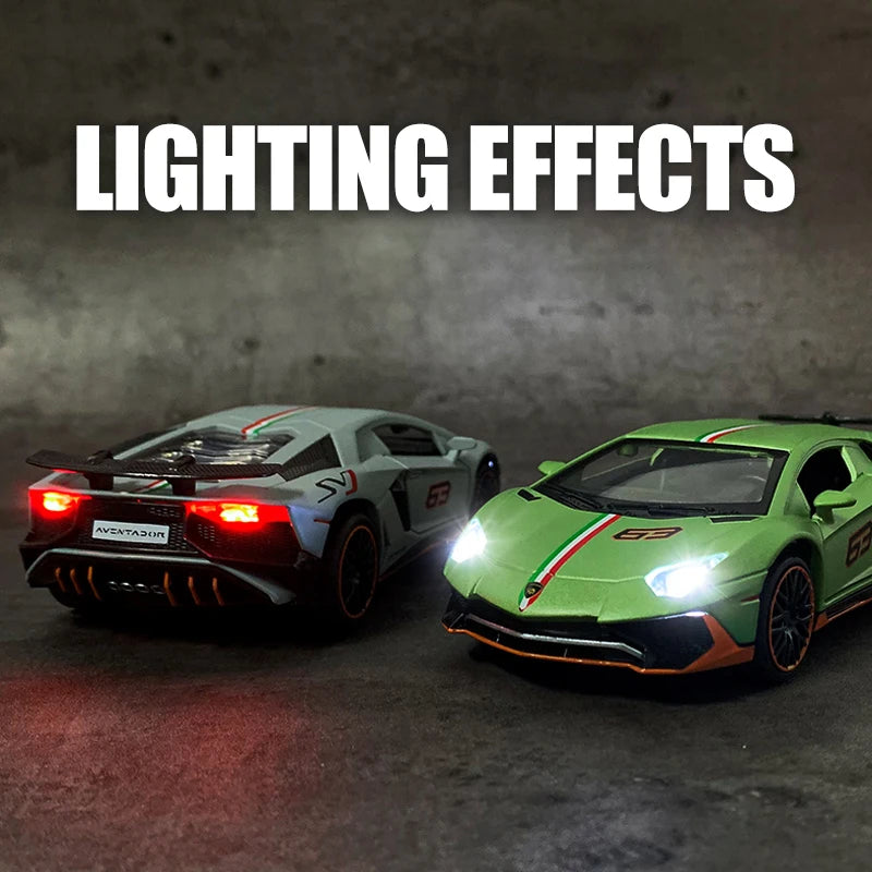 ELMAS 1:32 Lamborghini Aventador SVJ Diecast Model Car - Al Masam Stationery LLC